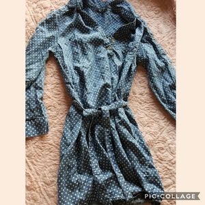 velvet heart denim dress size medium